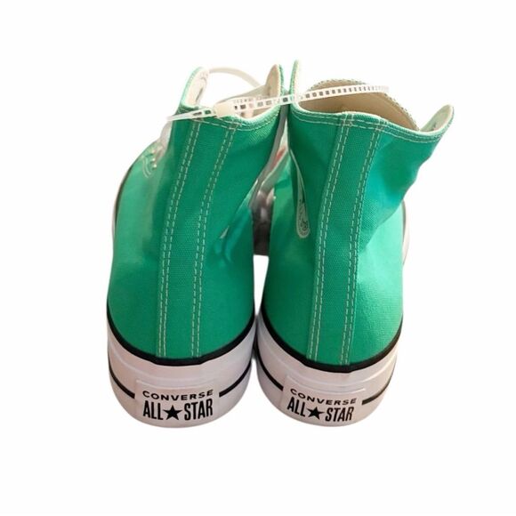 Chuck Taylor All Star Lift High Top Platform By You NEW Women's 9 Green - Picture 7 of 10